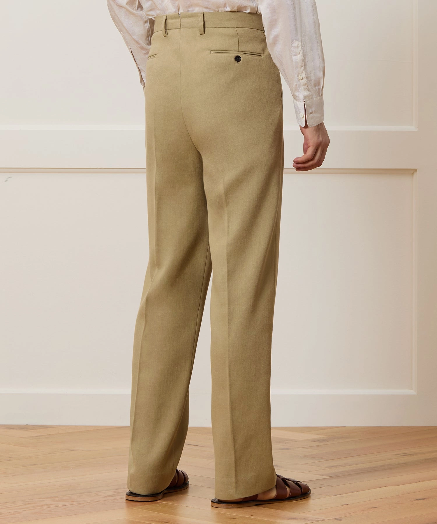 Italian Cotton Crepe Wythe Trouser