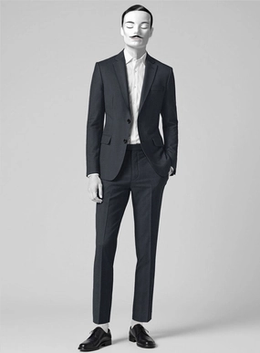 Italian Cotton Wool Herringbone Piati Suit