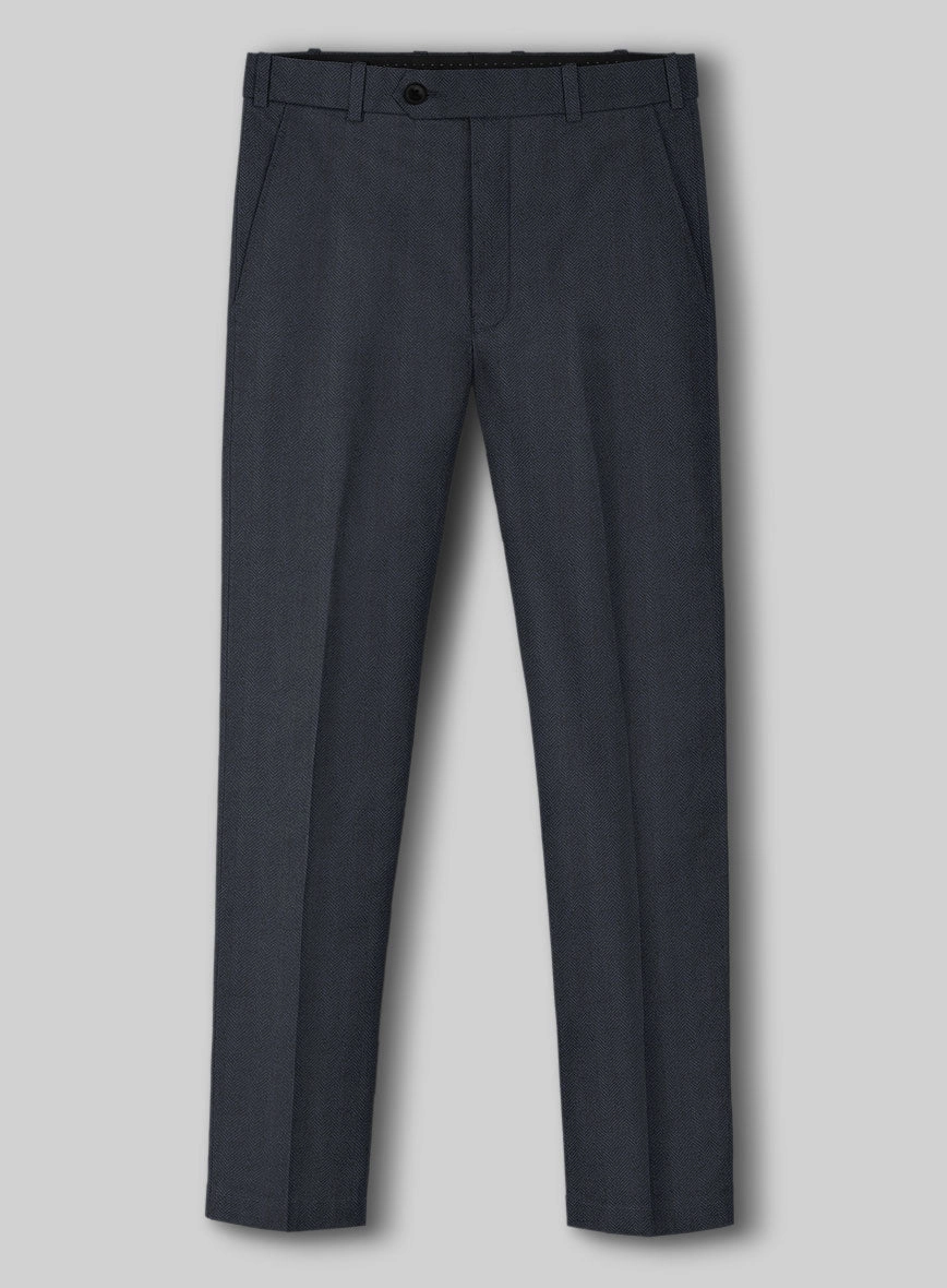 Italian Cotton Wool Herringbone Piati Suit
