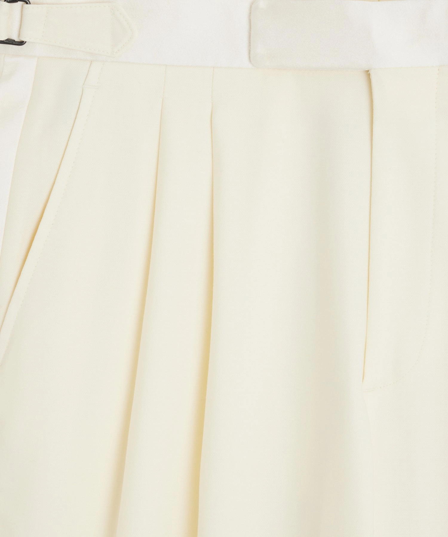 Italian Wool Relaxed Tuxedo Trouser