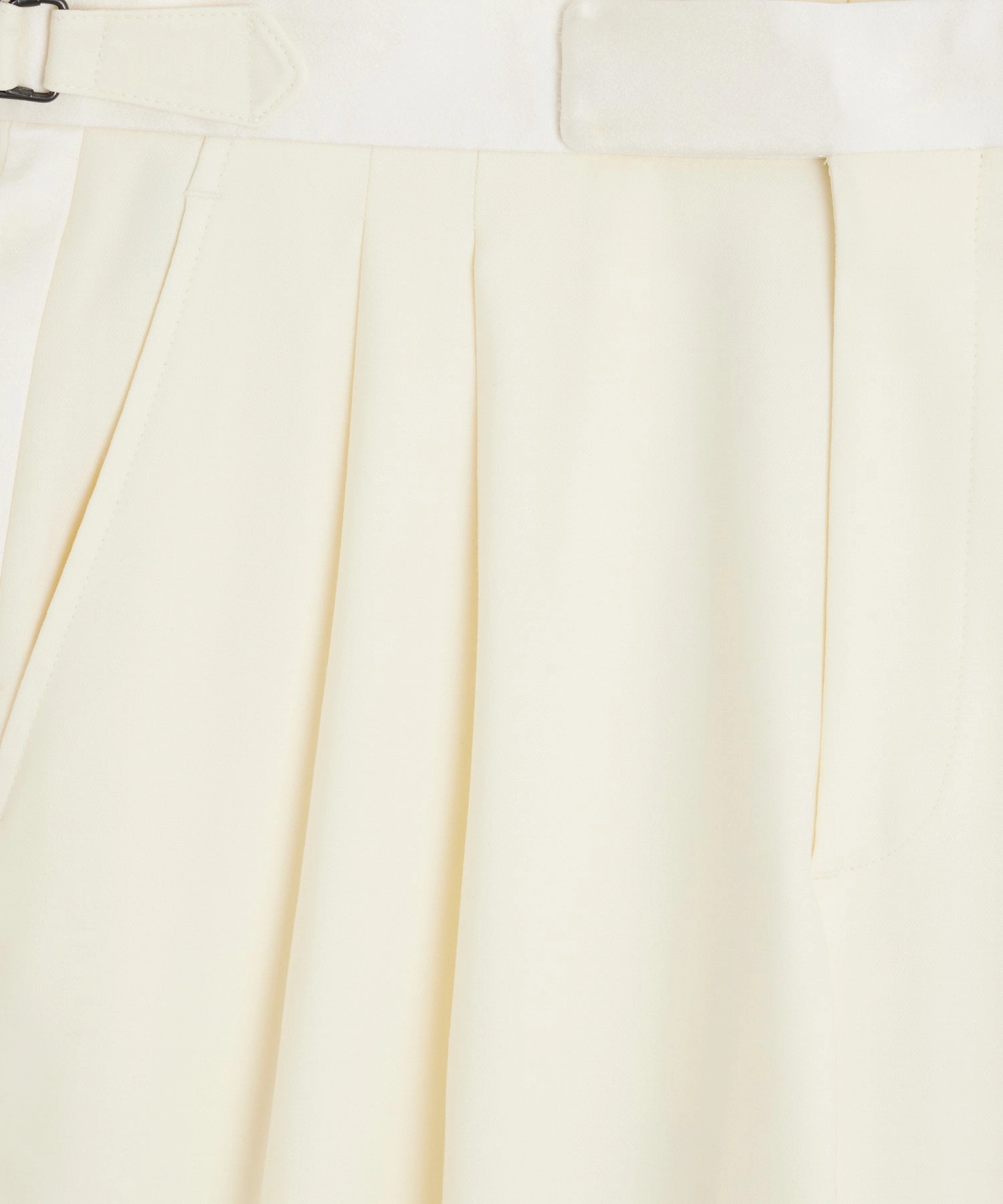 Italian Wool Relaxed Tuxedo Trouser