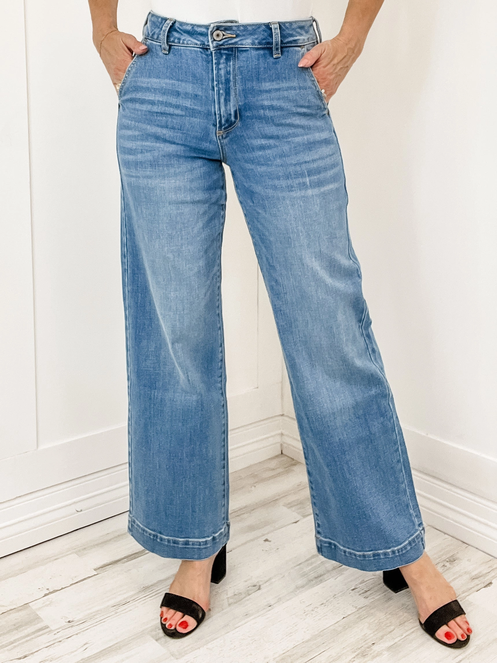 KanCan Athena High Rise Trouser Wide Leg