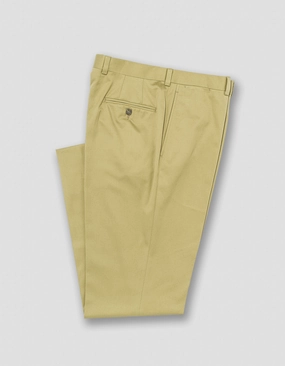 KHAKI COTTON DRILL CLOTH TROUSER