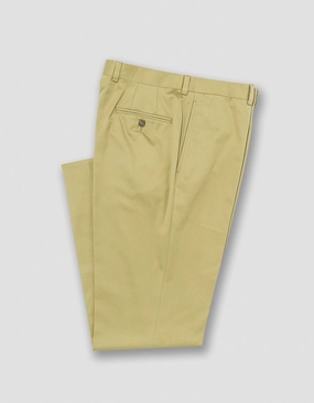 KHAKI COTTON DRILL CLOTH TROUSER
