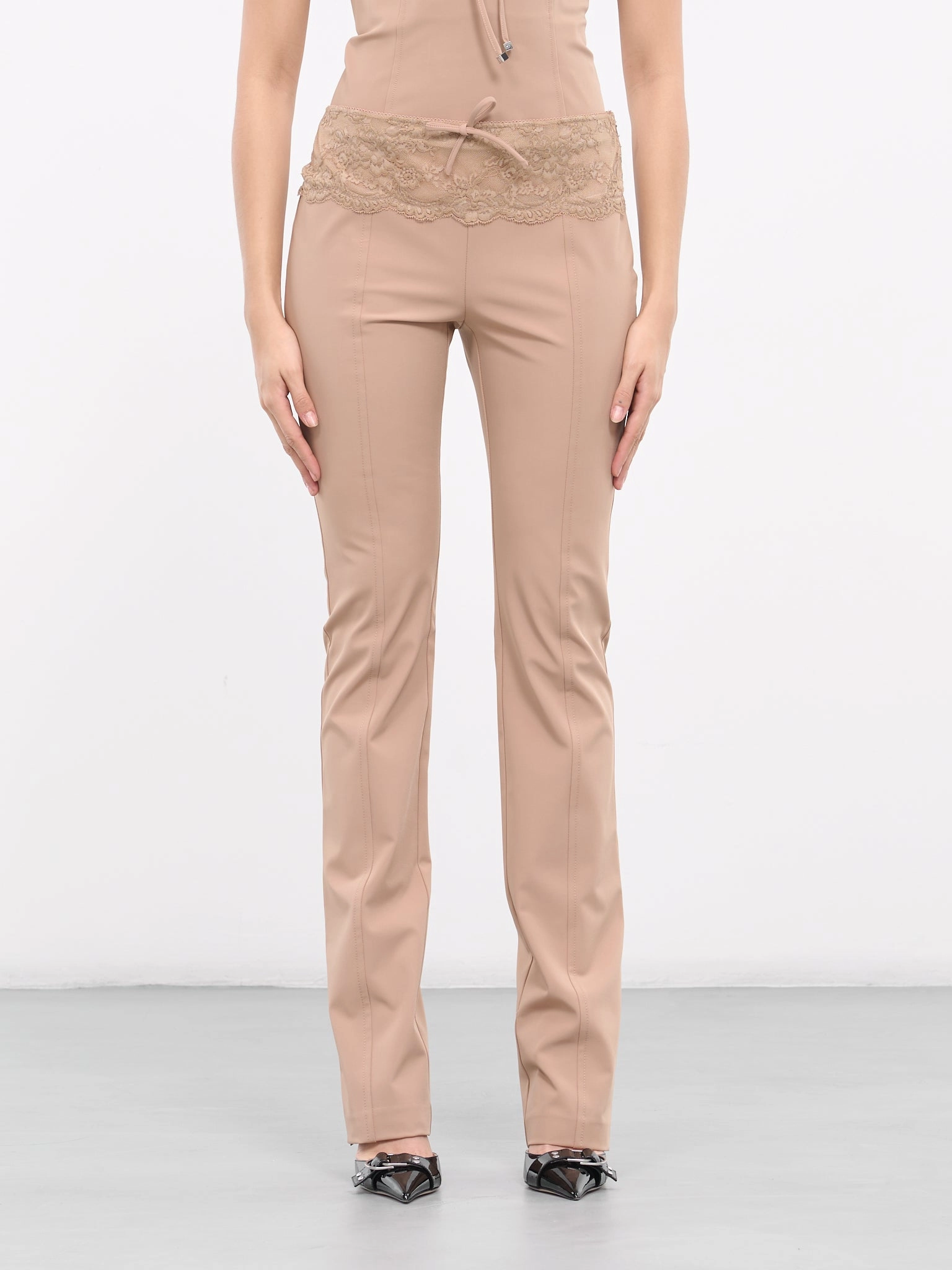 Lace Flounce Pants (2P115A-N0826-AMPHORA)