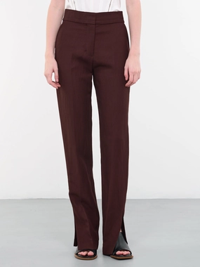 Le Pantalon Tibau (231PA038-1341-880-DARK-BROWN)