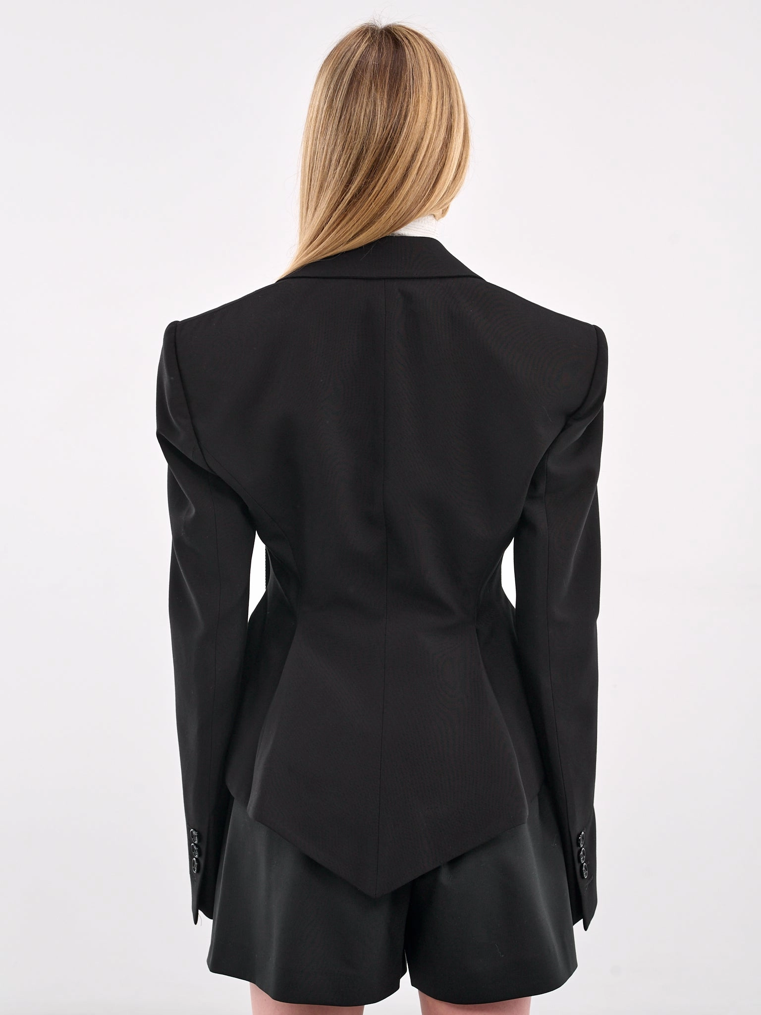 Lila Single-Breasted Blazer (B0012782-FA558-BLACK)