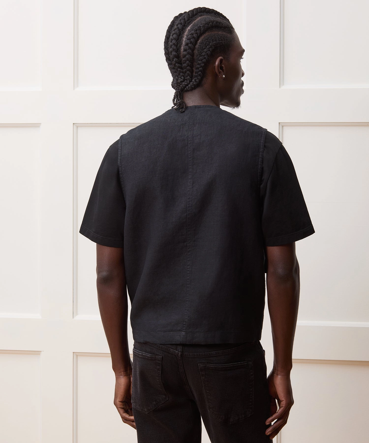 Linen Utility Vest