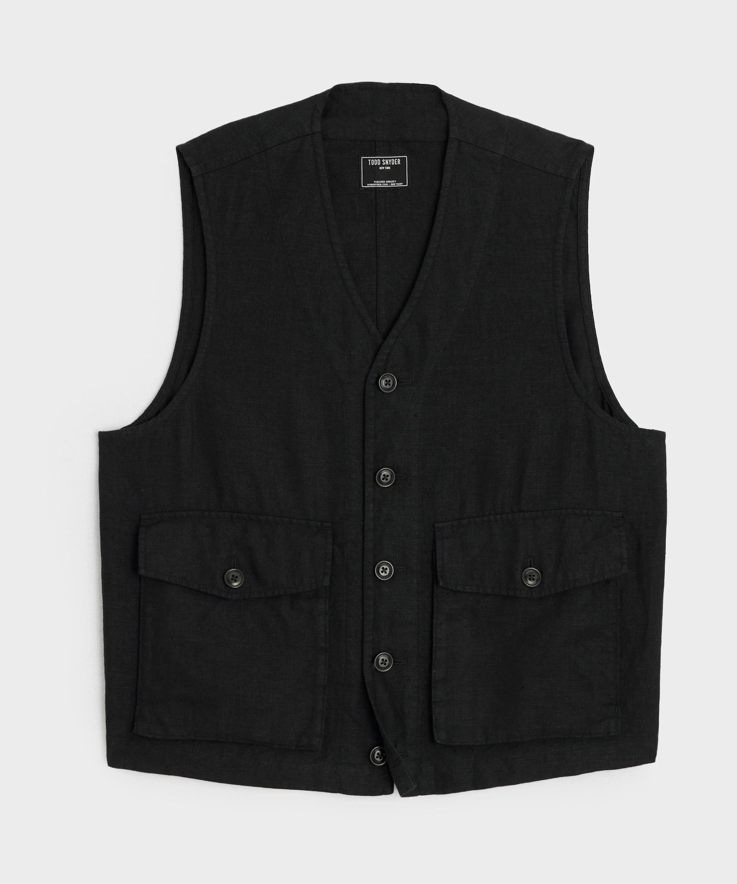 Linen Utility Vest