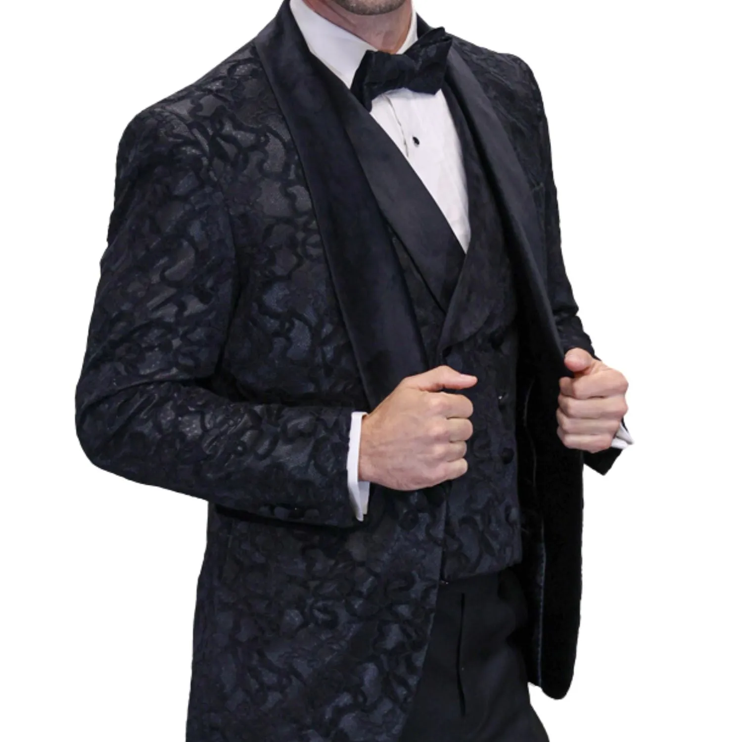 Little Ghost Collection: Men's Black Lace Tuxedo