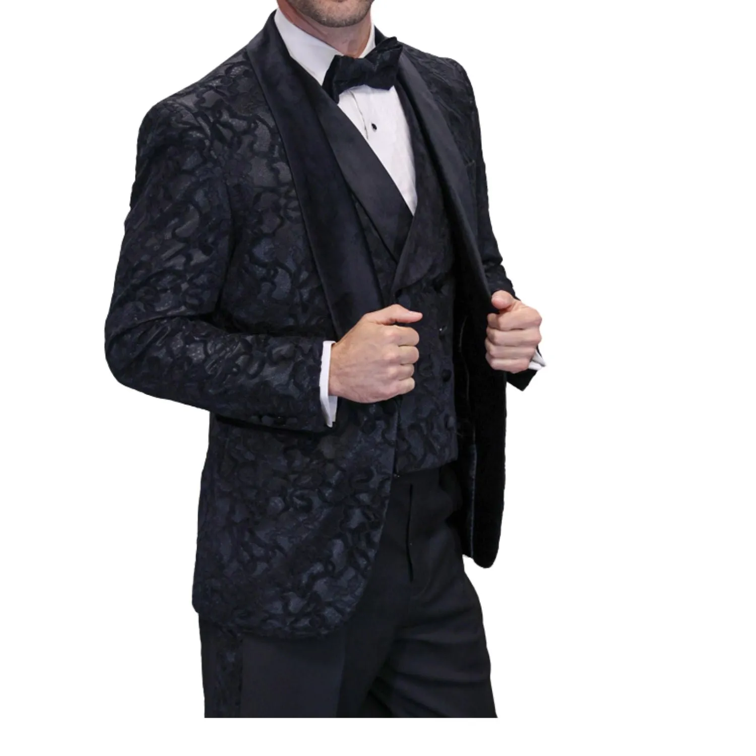 Little Ghost Collection: Men's Black Lace Tuxedo