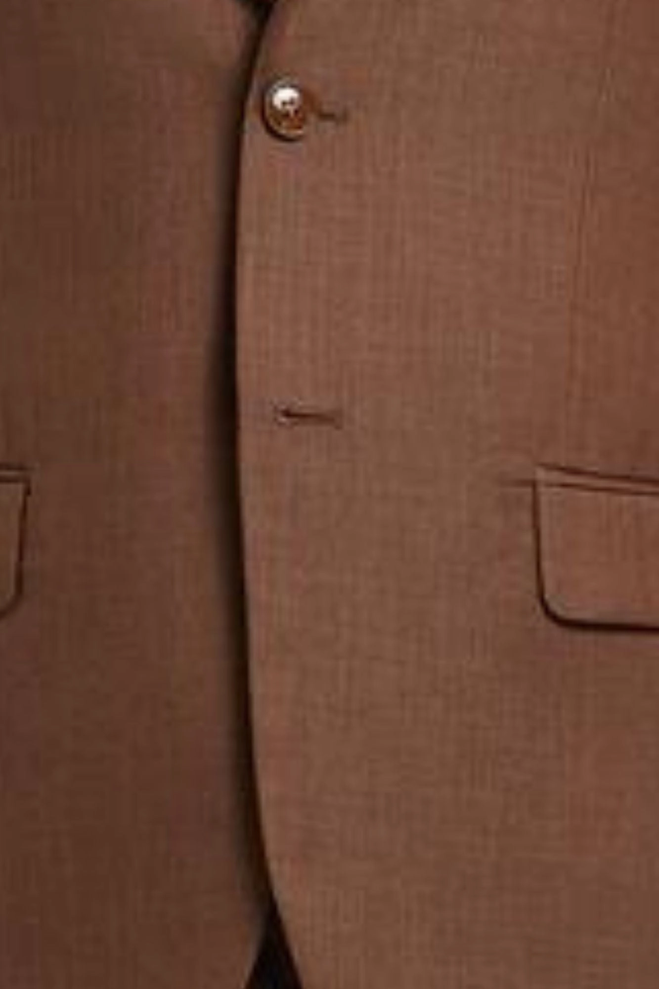 Luxelink Collection: 3 Piece Cognac Solid Textured For Men
