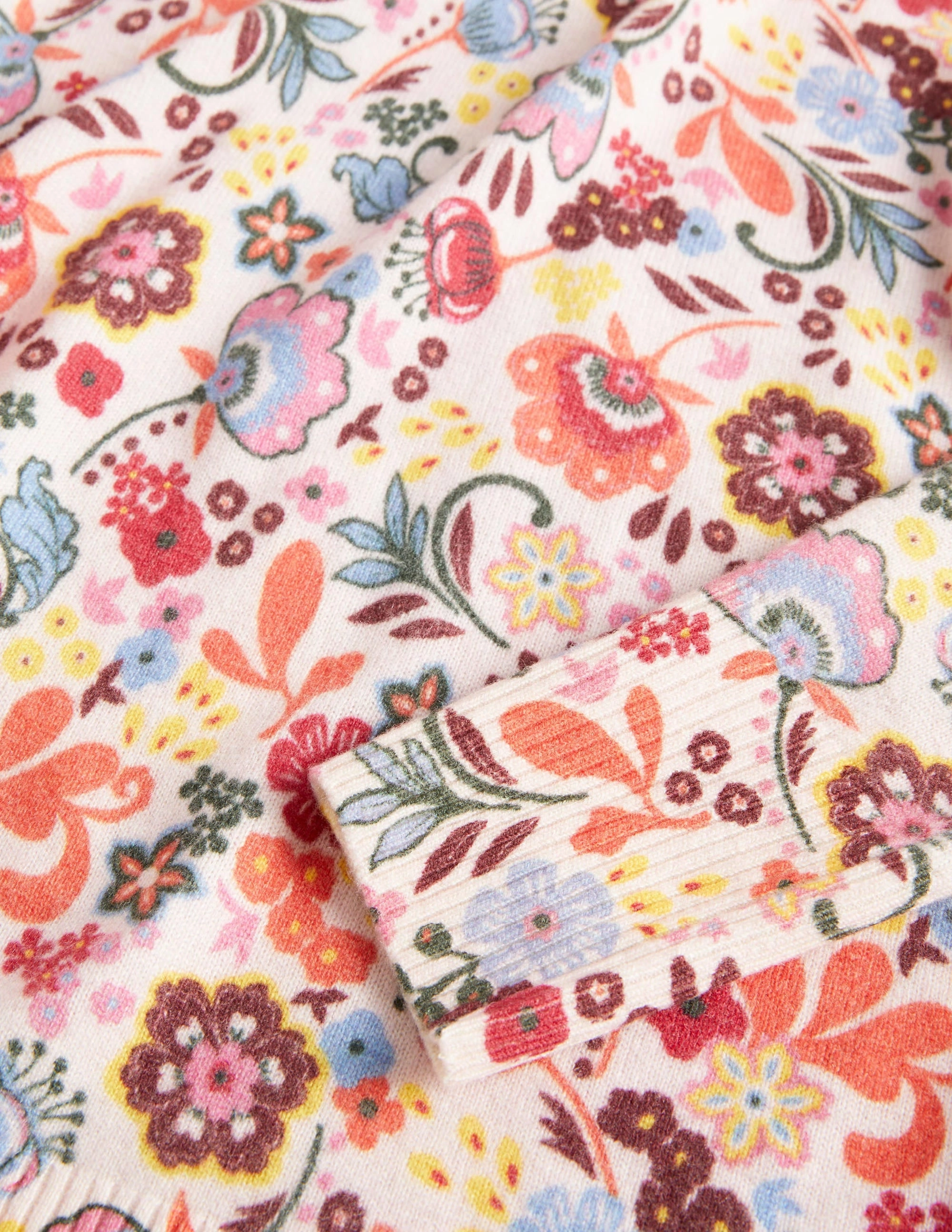 Margot Cashmere Sweater-Milkshake, Pretty Paradise