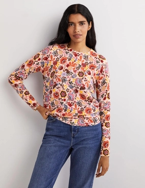 Margot Cashmere Sweater-Milkshake, Pretty Paradise