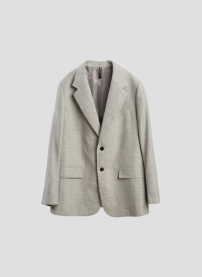 Marzotto Organic Wool Full Constructed Single Breasted Suit Blazer