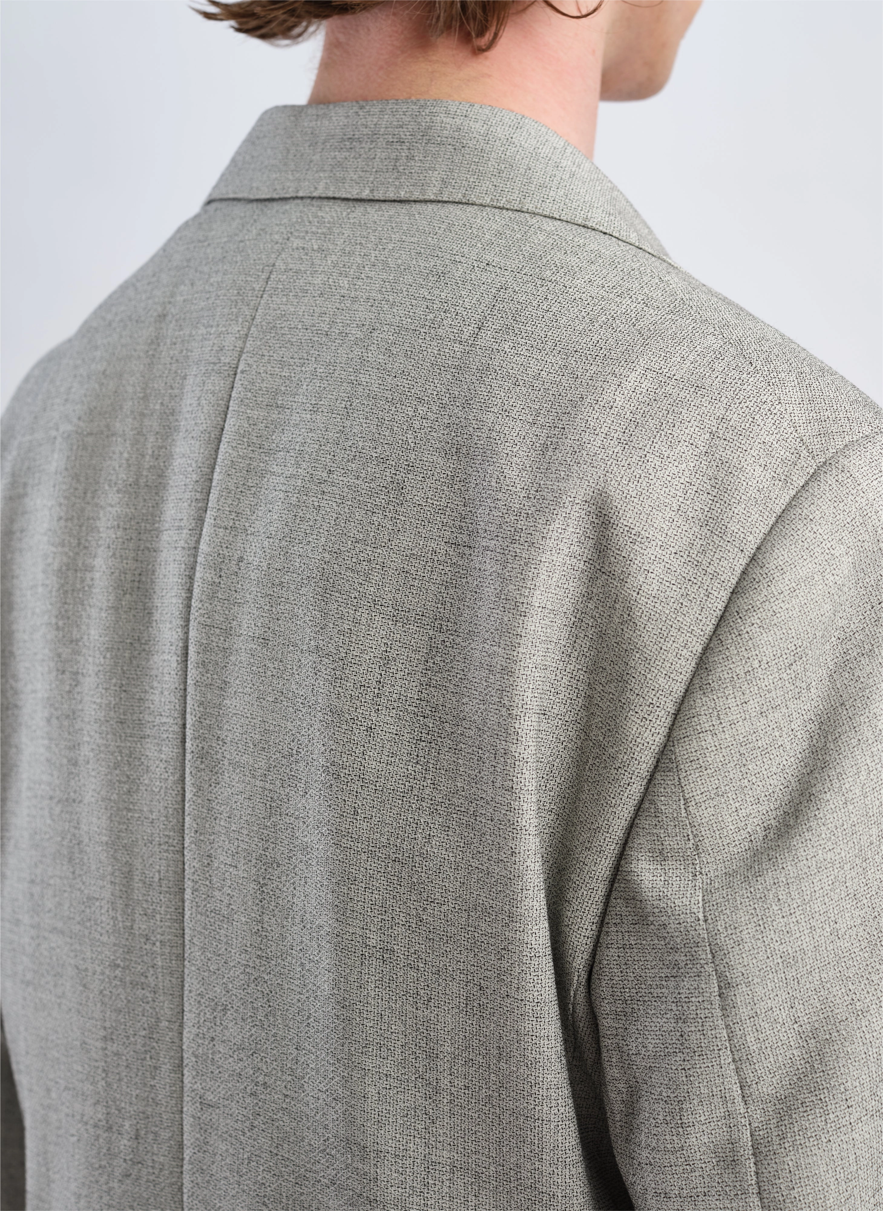 Marzotto Organic Wool Full Constructed Single Breasted Suit Blazer