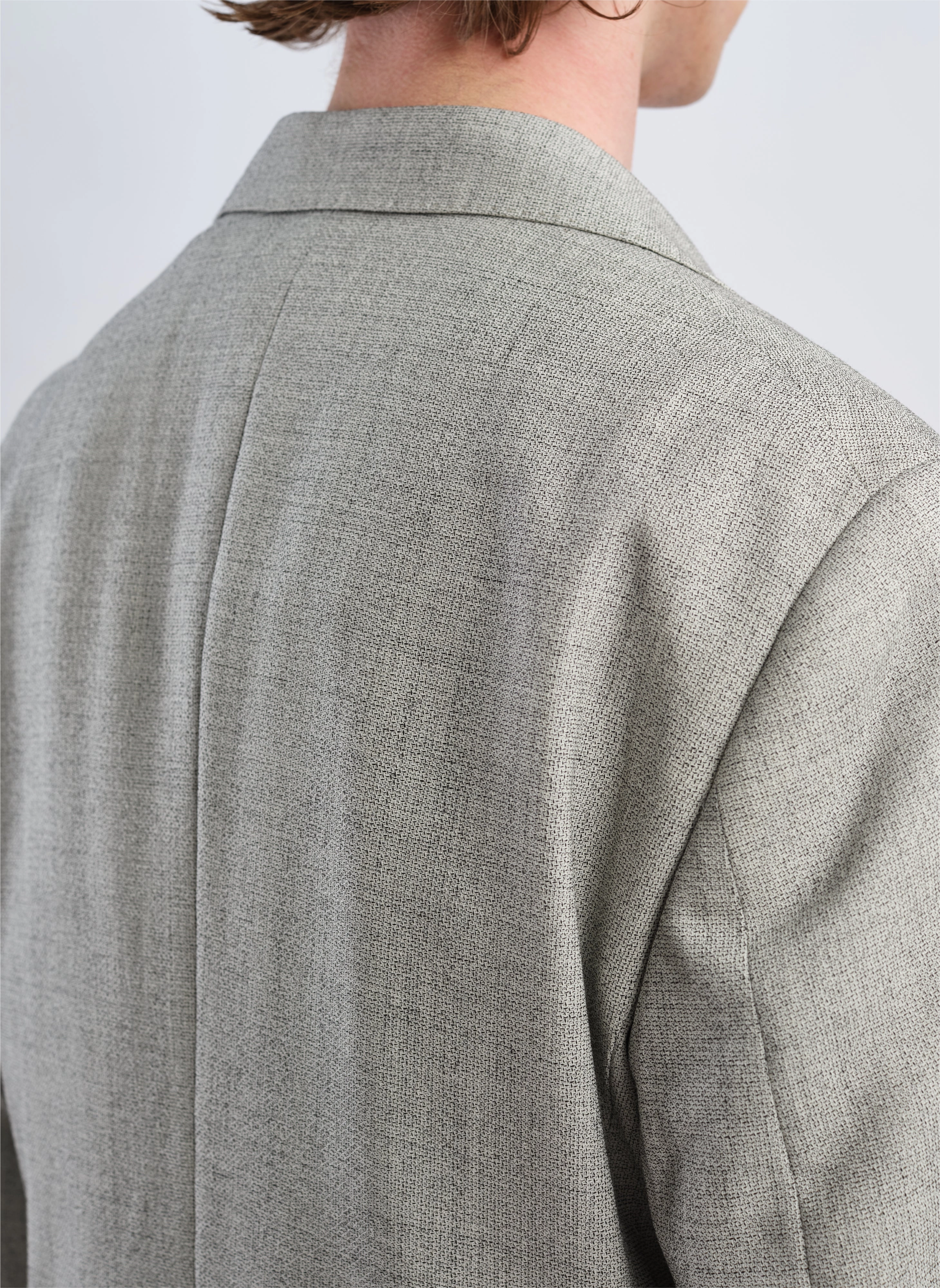 Marzotto Organic Wool Full Constructed Single Breasted Suit Blazer