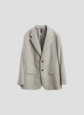 Marzotto Organic Wool Full Constructed Single Breasted Suit Blazer