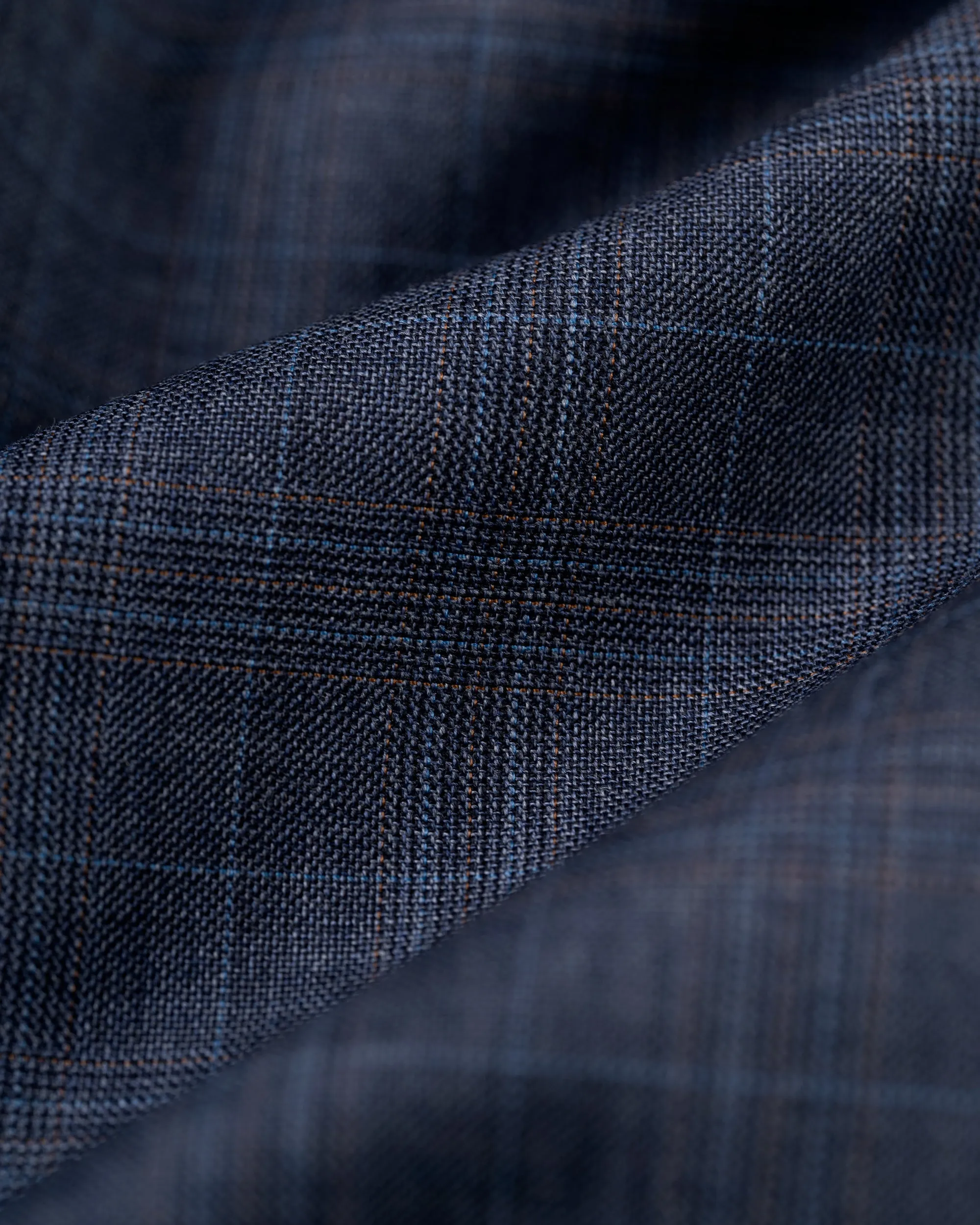 MEDIUM BLUE/RUST PLAID SUIT