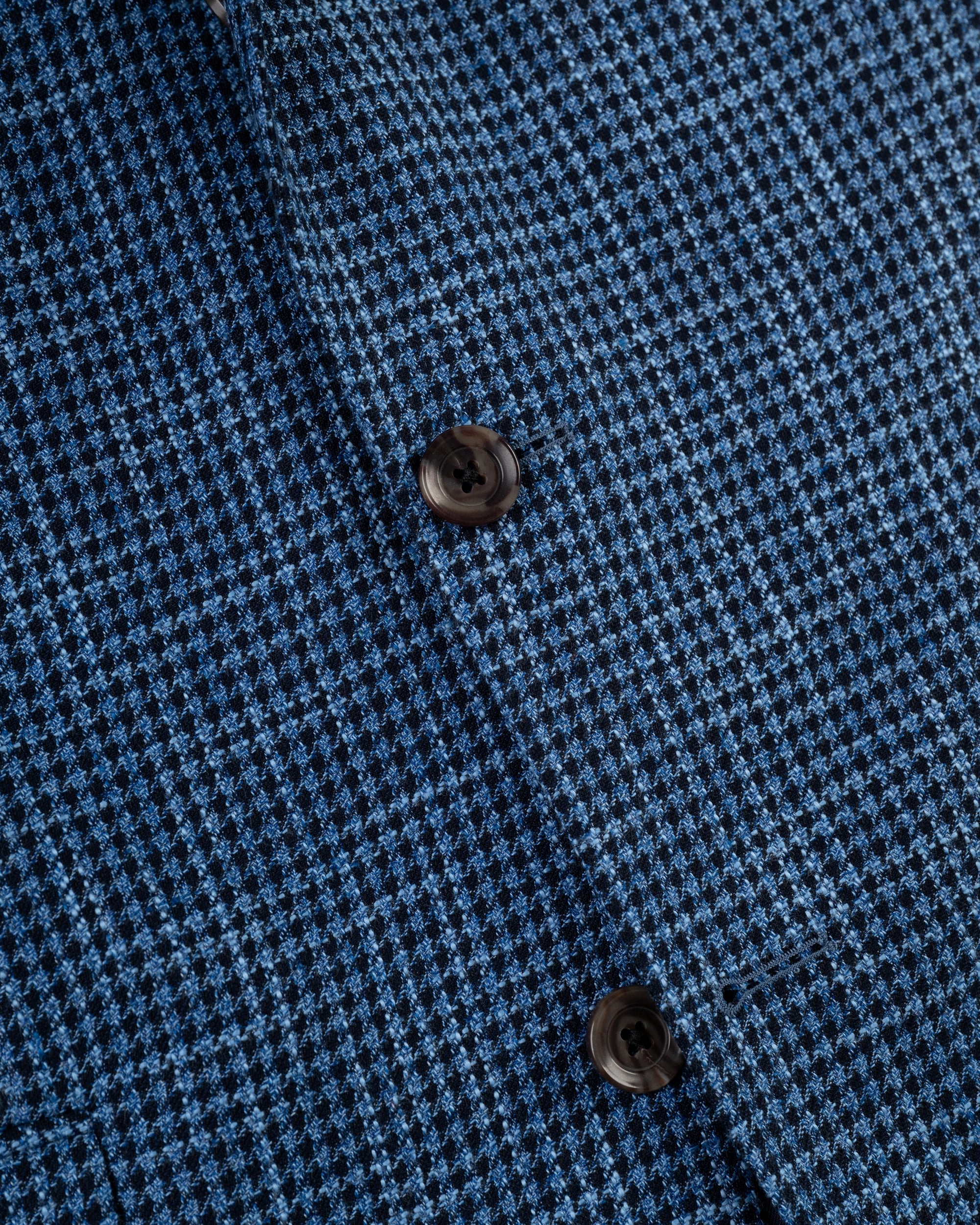 MEDIUM BLUE MINI-HOUNDSTOOTH SPORT COAT
