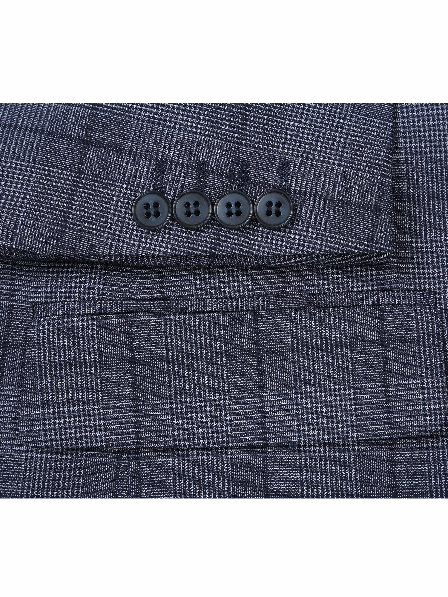 Men's Classic Fit Checked Suits
