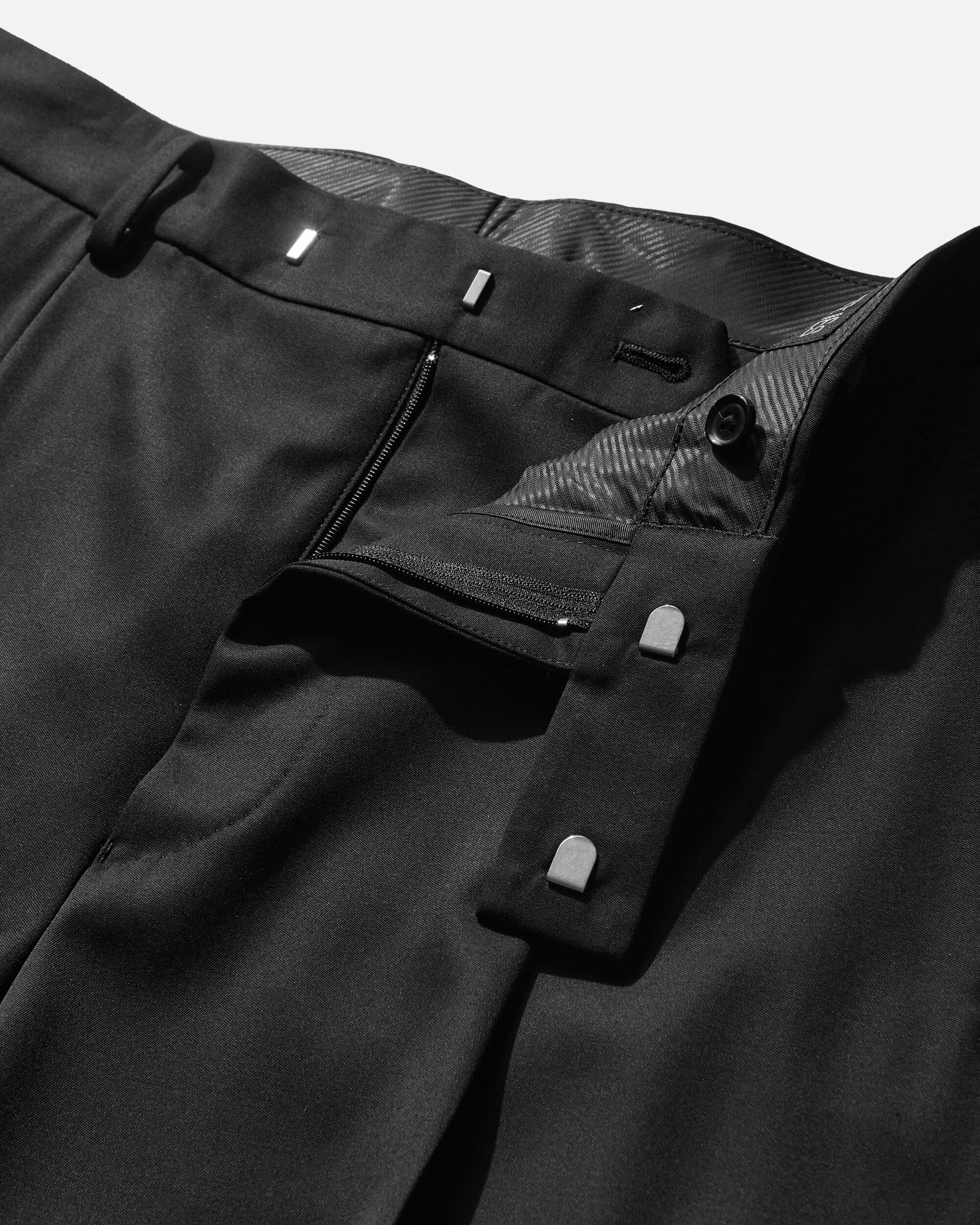 Men's Pleated Trousers (Type-2) Black