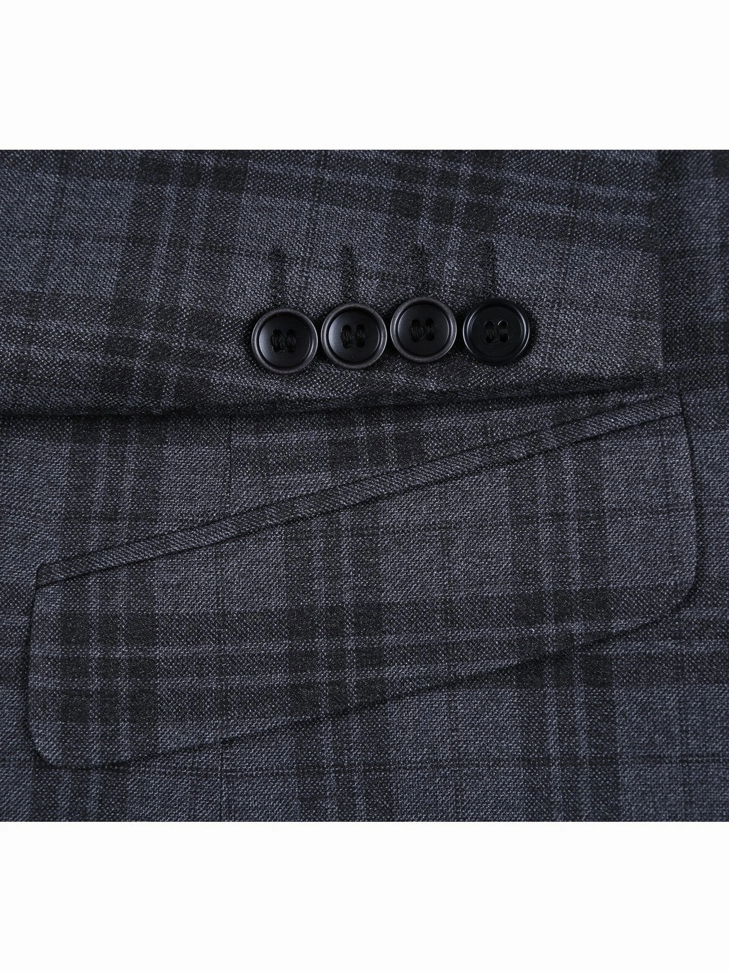 Men's Slim Fit Checked Suits