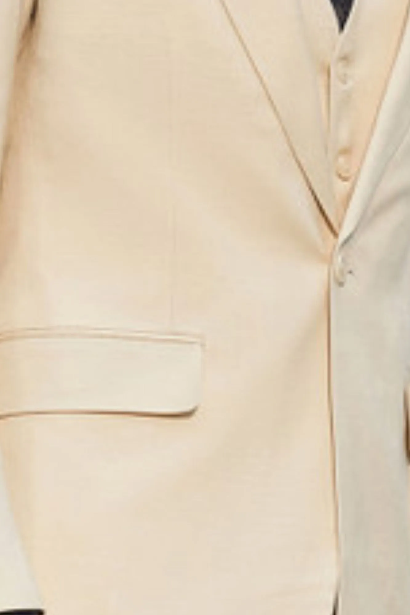 Men's 3 Piece Solid Textured Hybrid Fit Suit In Tan
