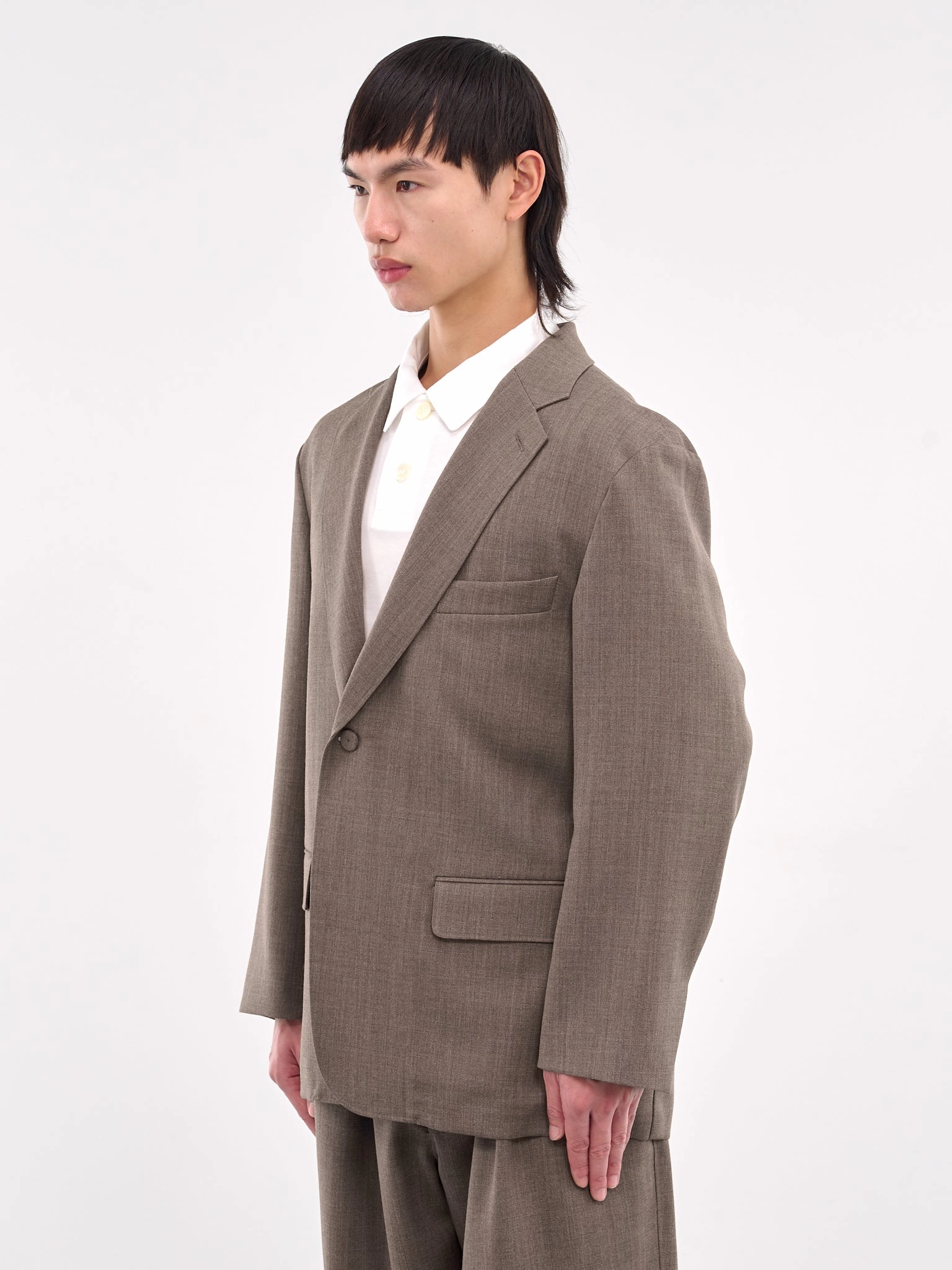 Minimal Oversized Blazer (AT-B001-AS-BROWN)