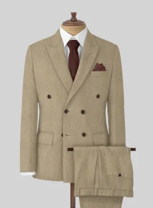 Naples Barista Beige Tweed Suit