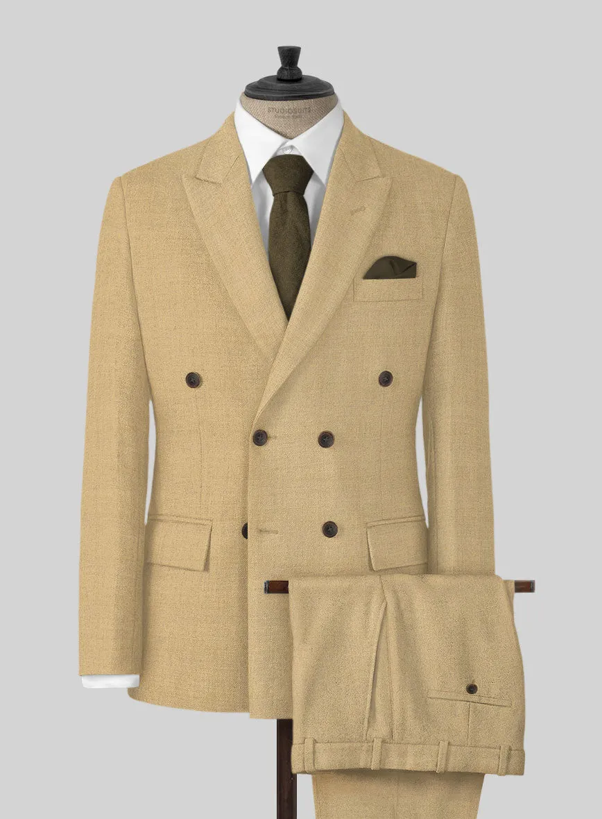 Naples Sahara Beige Tweed Suit