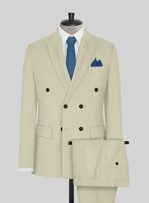 Napolean Light Beige Wool Suit