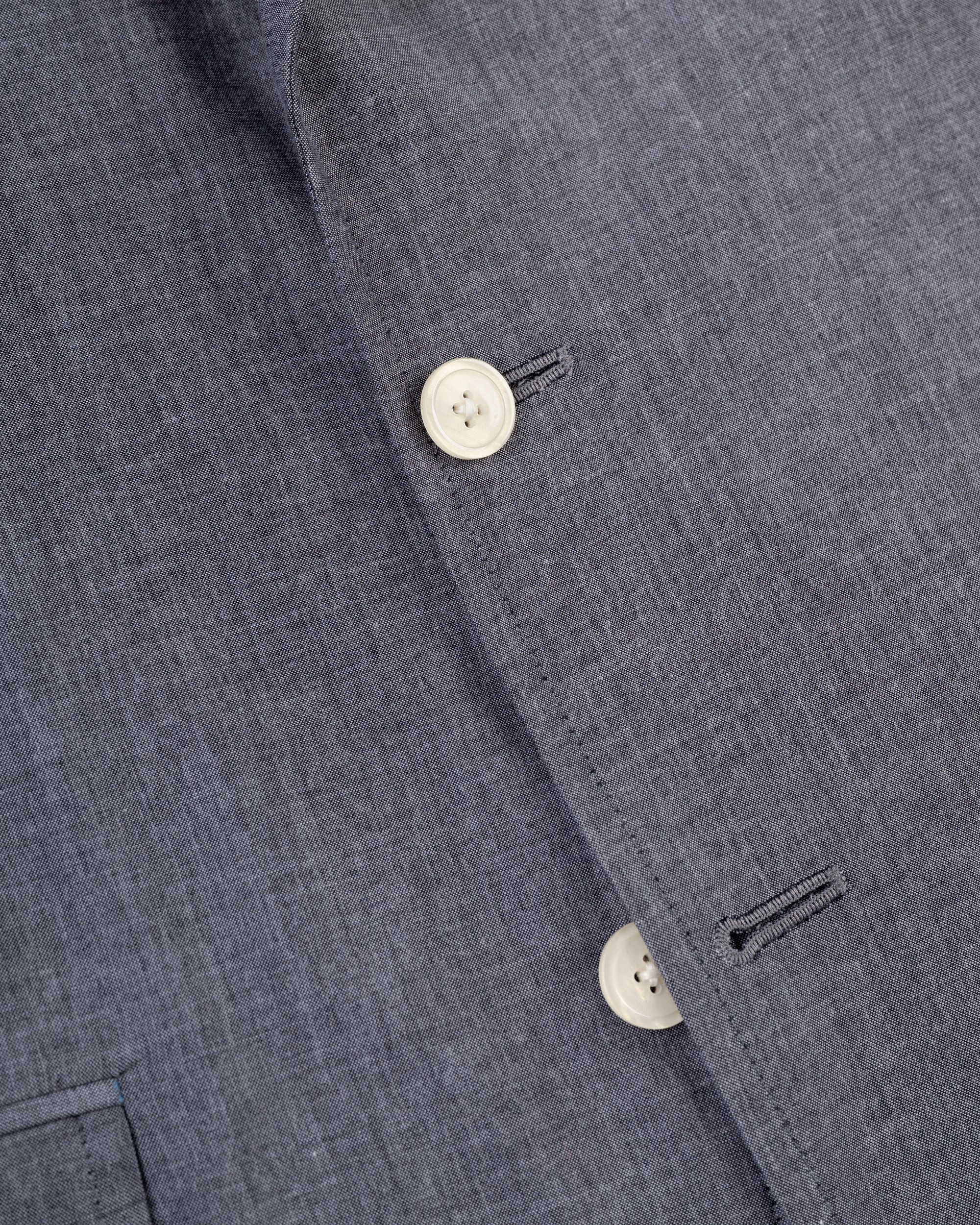 NAVY COTTON CHAMBRAY SPORT COAT