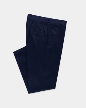 NAVY COTTON DRILL CLOTH TROUSER