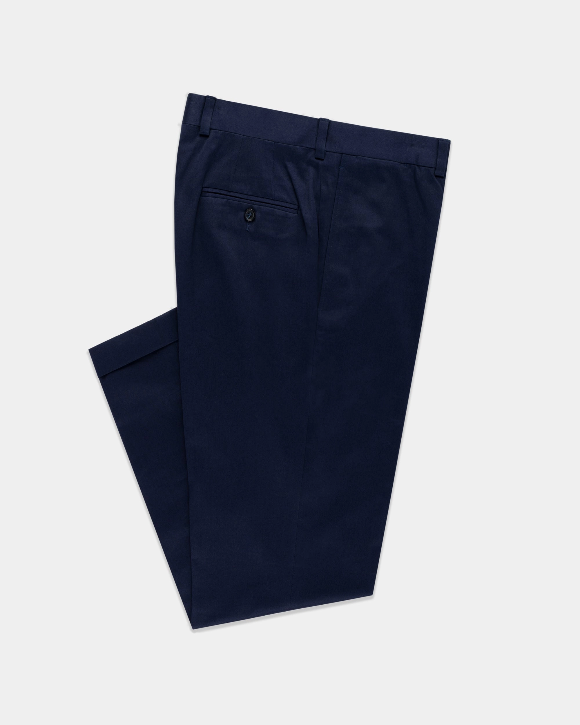 NAVY COTTON DRILL CLOTH TROUSER