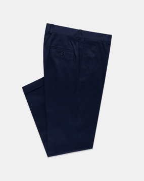 NAVY COTTON DRILL CLOTH TROUSER