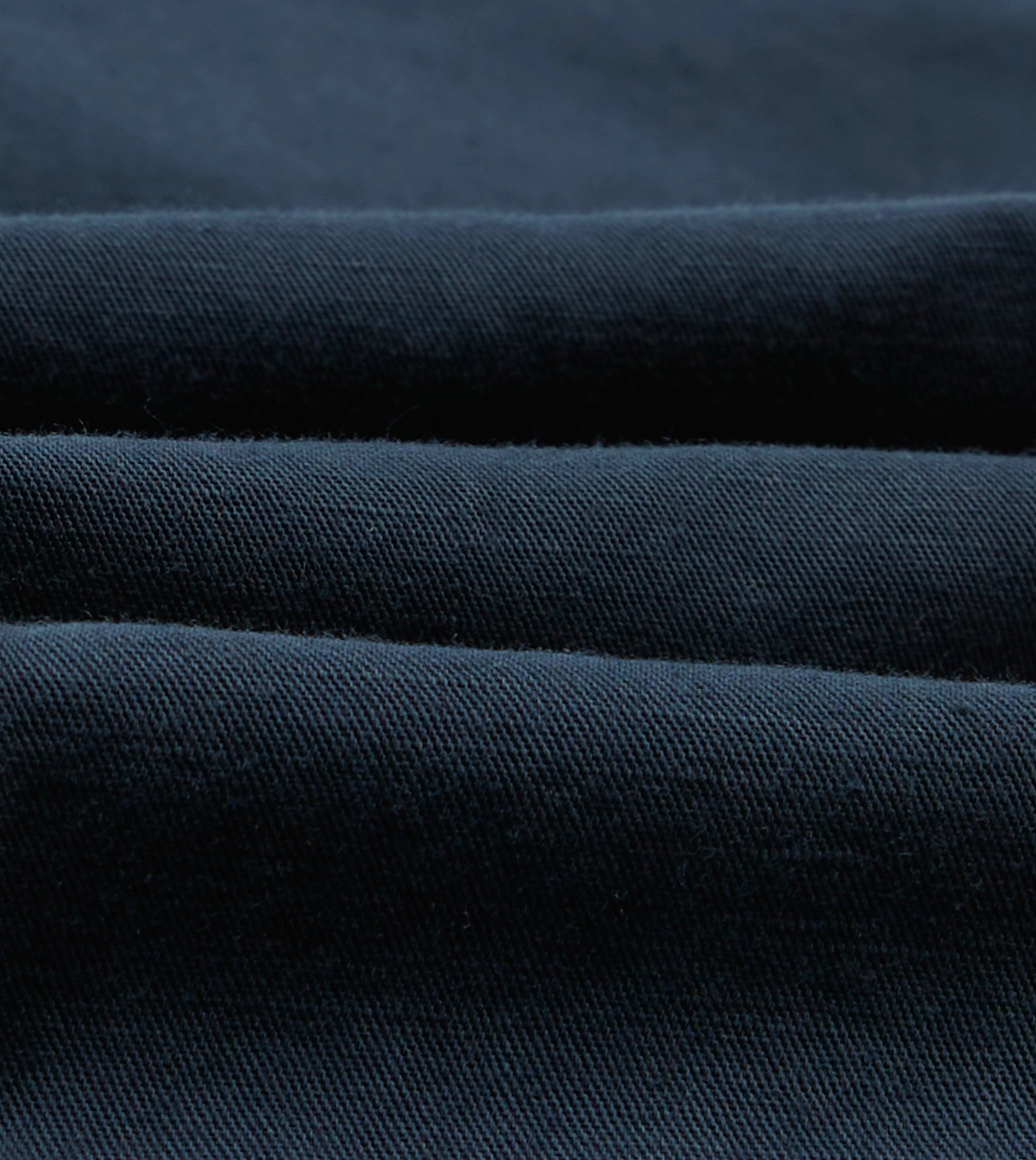 Navy Cotton Linen Games Trousers