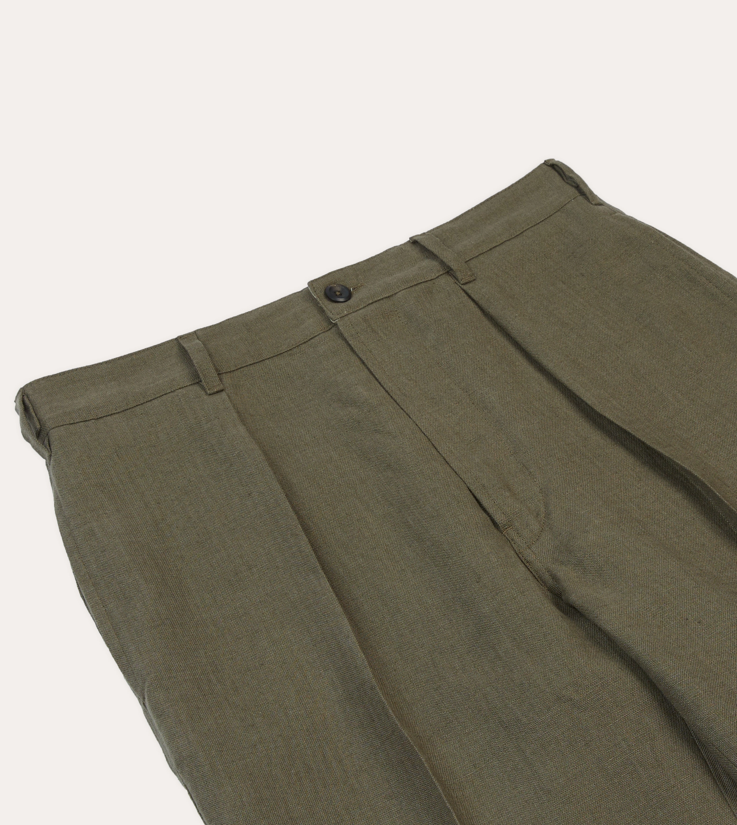 Olive Antique Linen Games Trousers