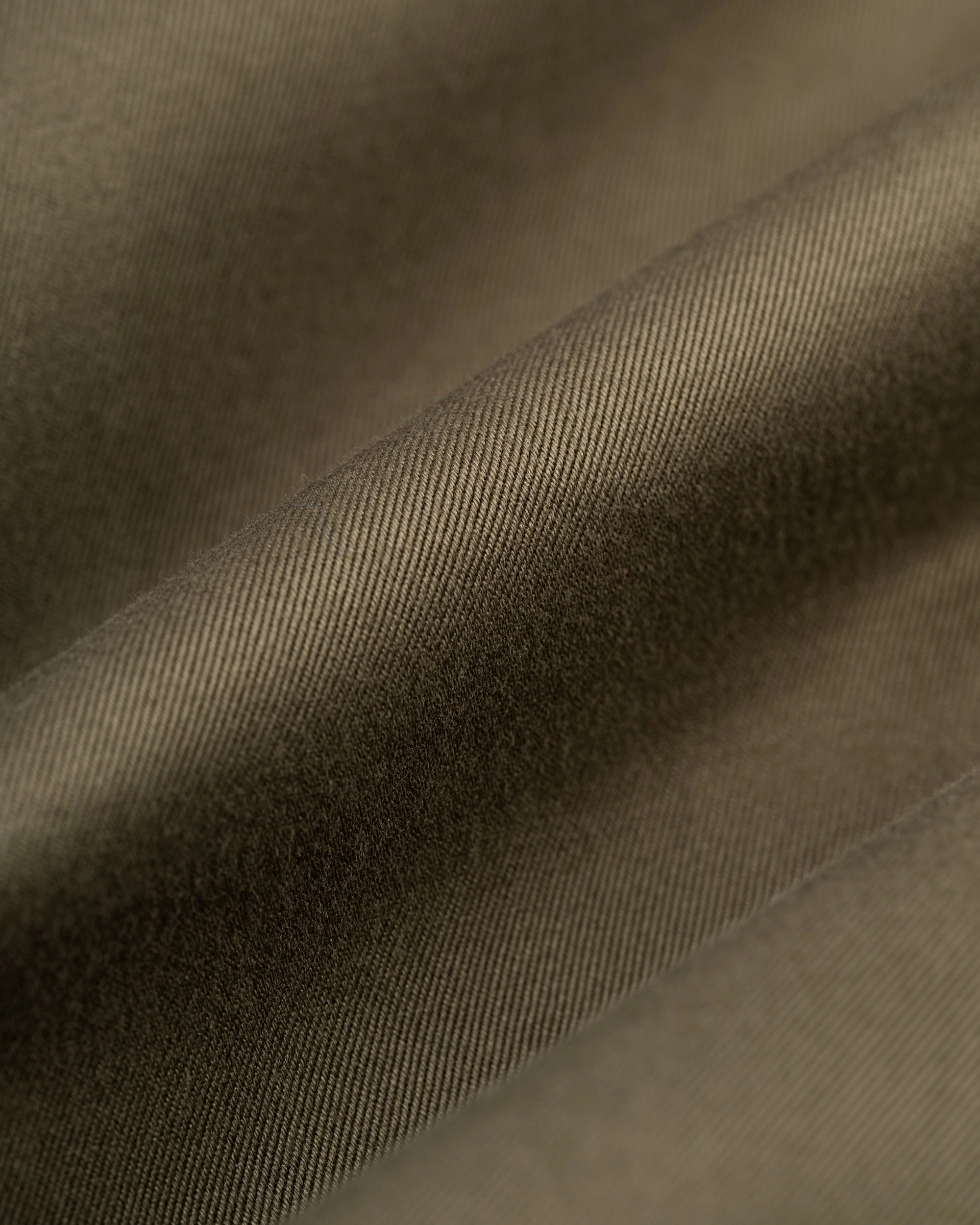 OLIVE COTTON DRILL CLOTH TROUSER