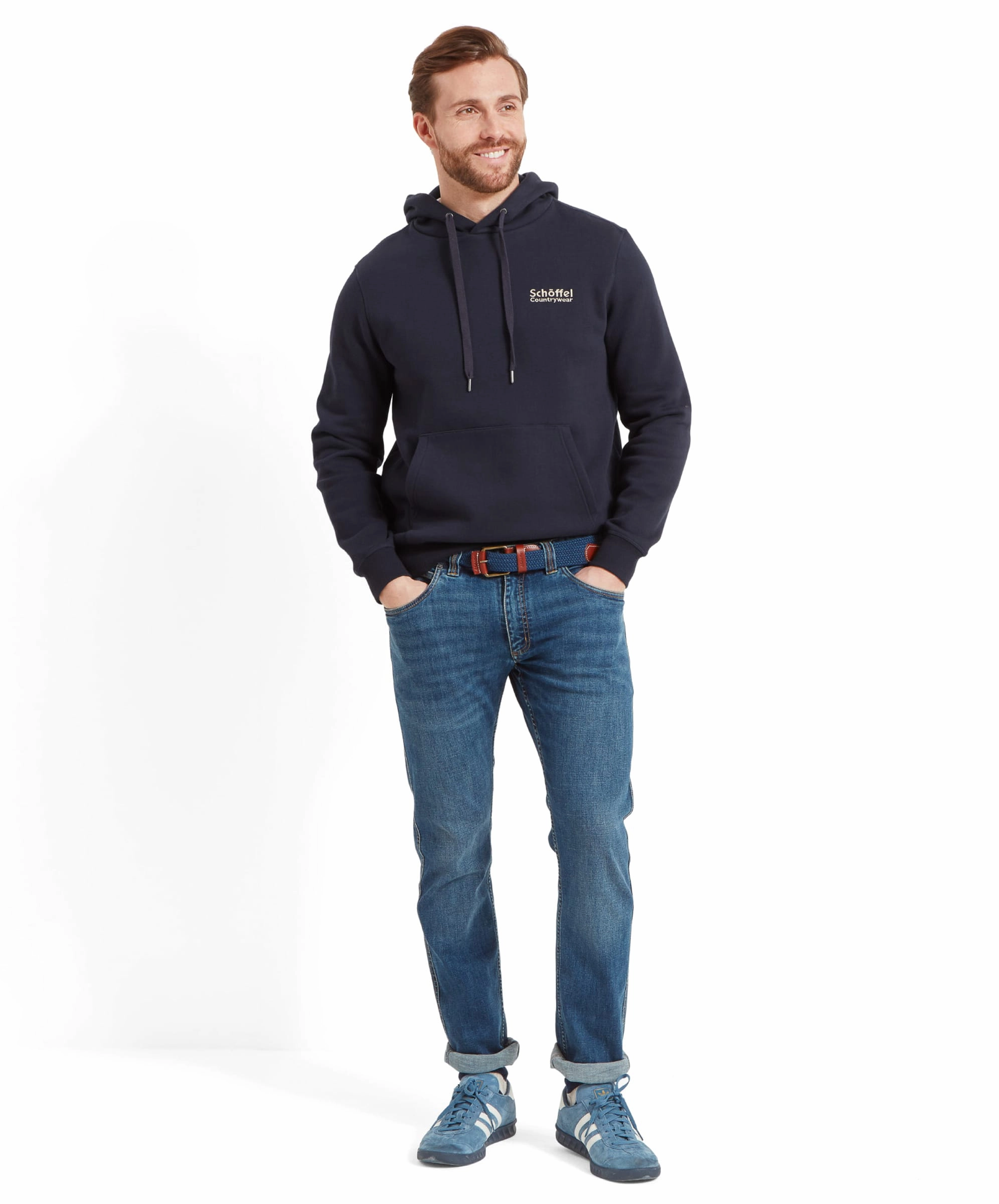 Pentire Heritage Hoodie - Navy