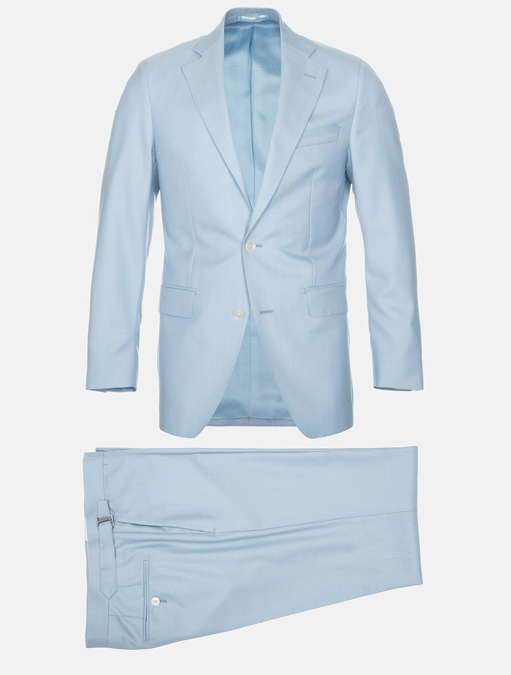 Plain 2 Piece Suit Blue