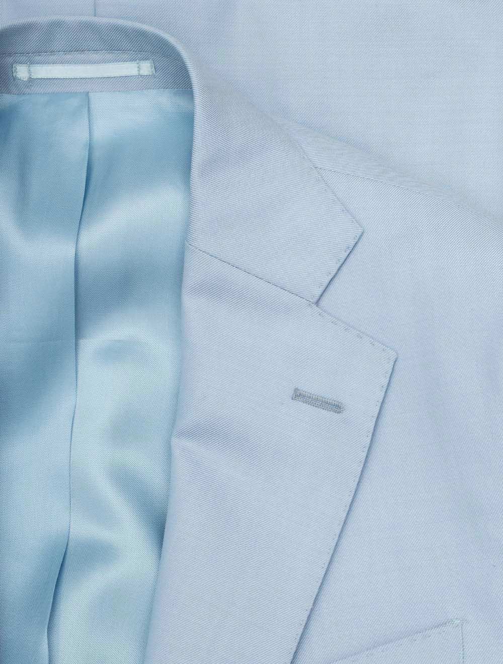 Plain 2 Piece Suit Blue