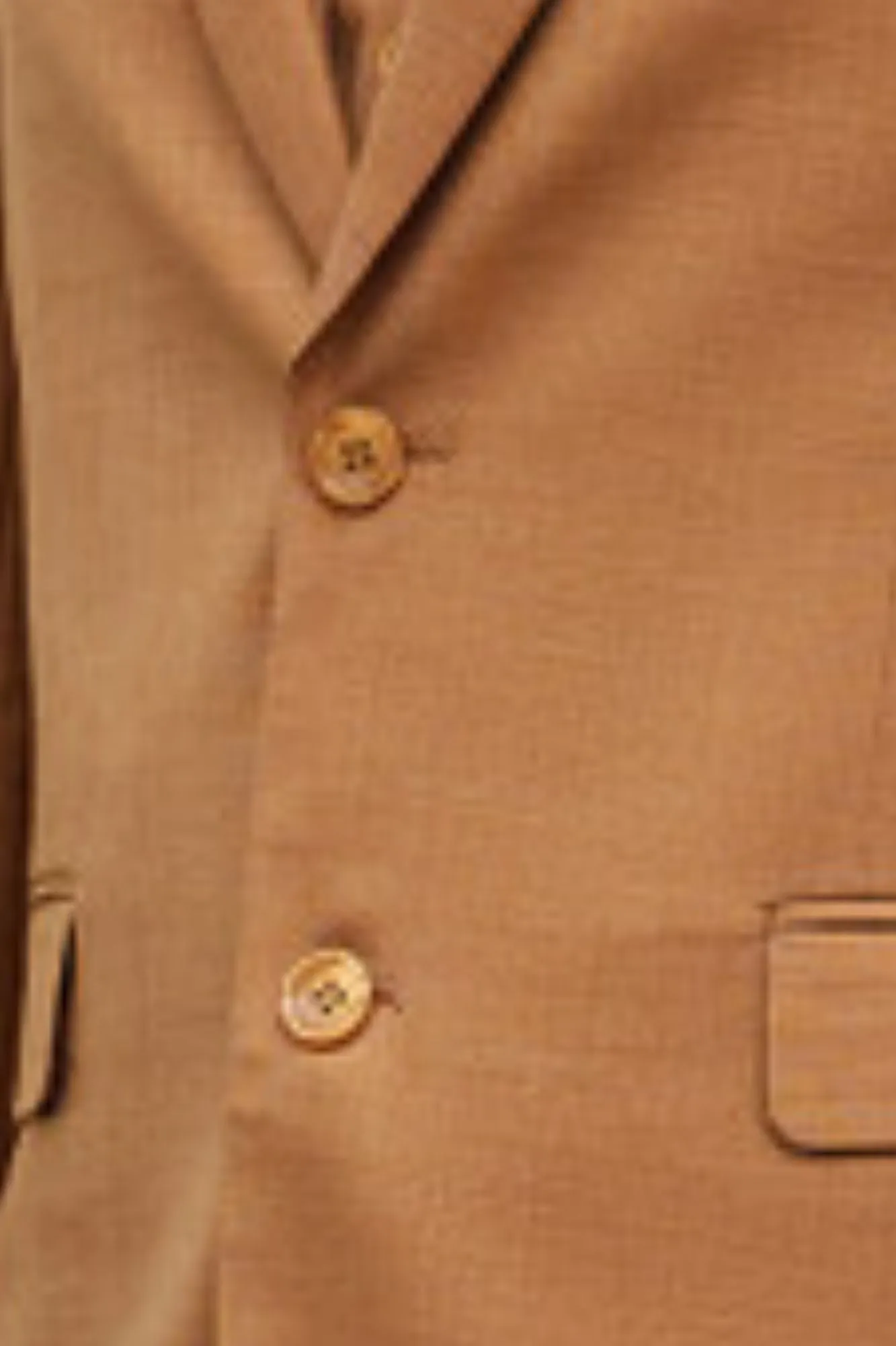 PoshPerry Collection: Men's 3 Piece Solid Textured Hybrid Fit Suit In Coffee