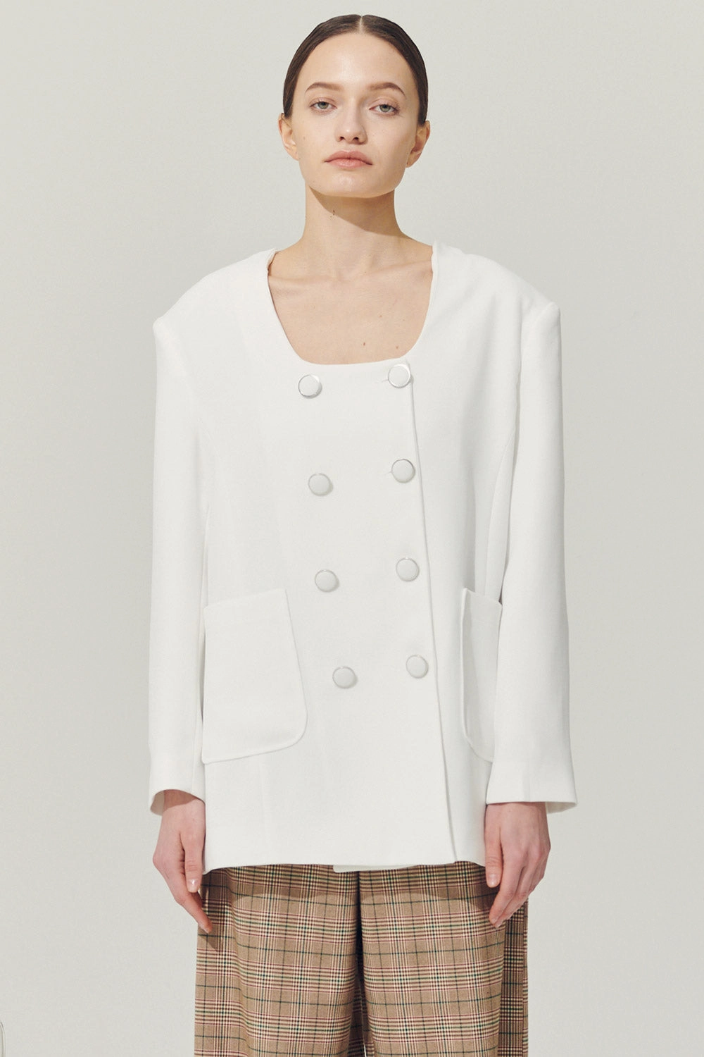 Re:born Sia Double Button Blazer