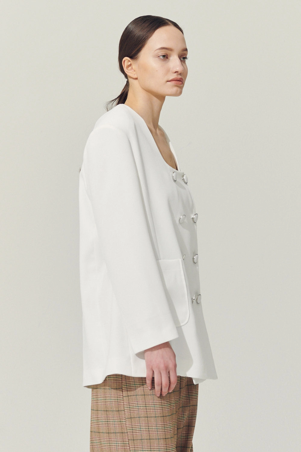 Re:born Sia Double Button Blazer