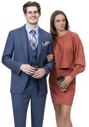 RegalRevel Collection: Midnight Three Piece Regular Fit Fashion Suit M18022
