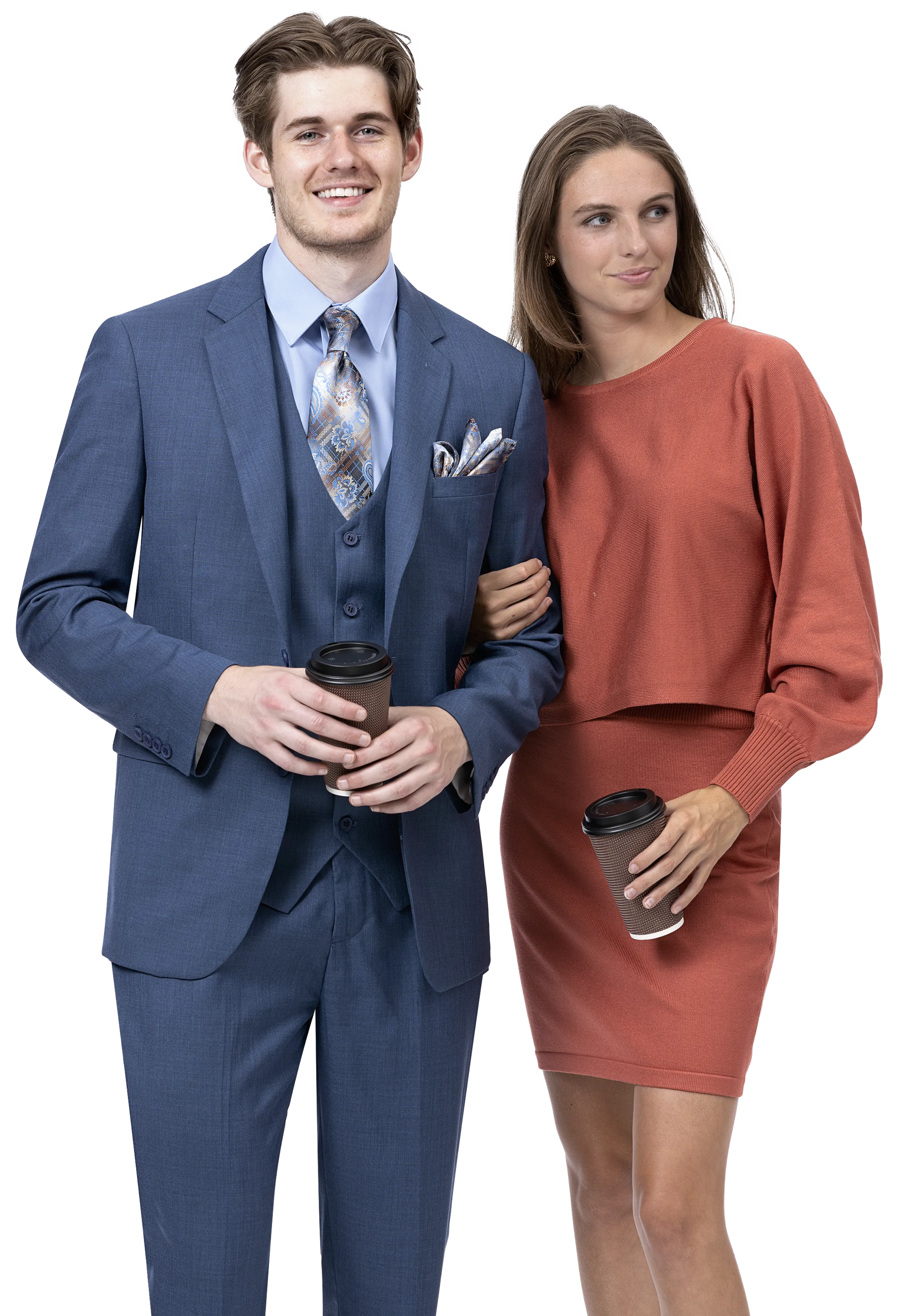 RegalRevel Collection: Midnight Three Piece Regular Fit Fashion Suit M18022