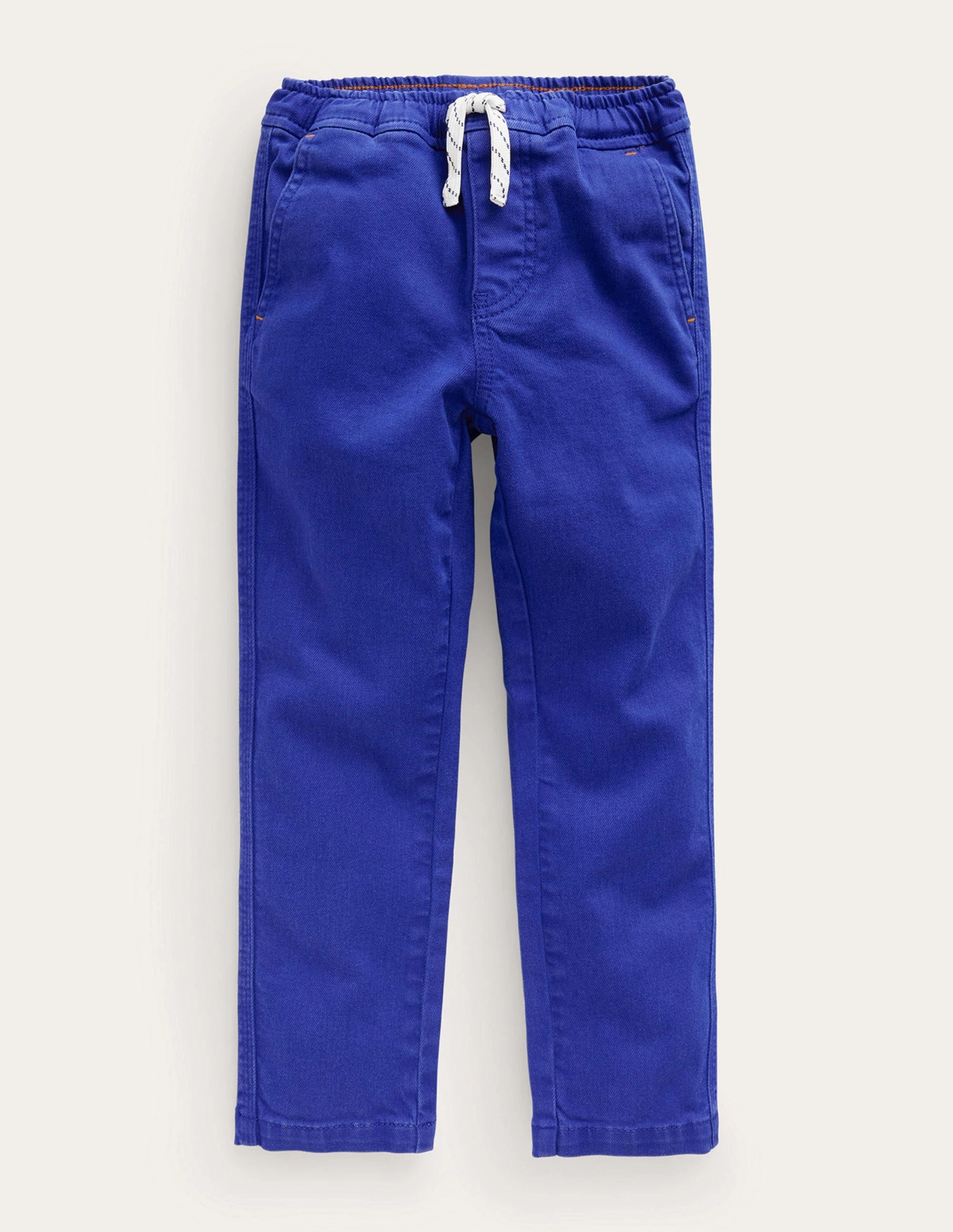 Relaxed Slim Pull-on Pants-Bluing