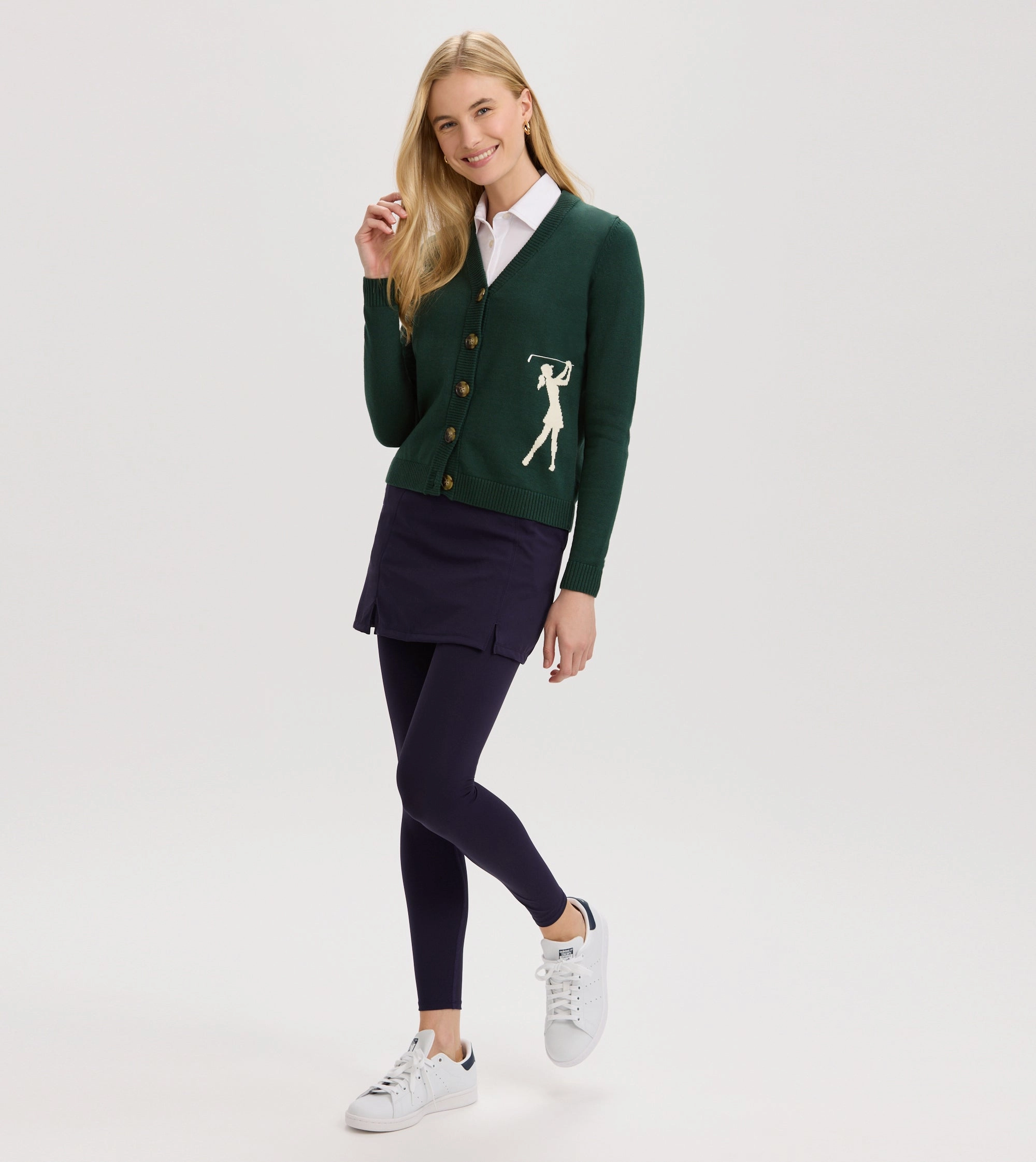 Renwick Swinging Golfer Cardigan