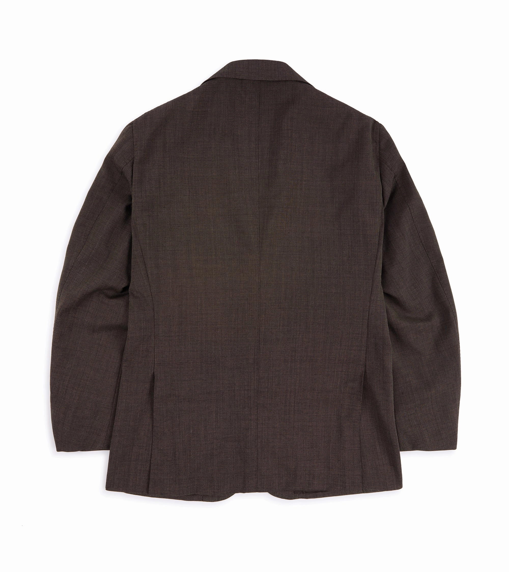 Ring Jacket Meister Calm Twist Wool Suit: Brown